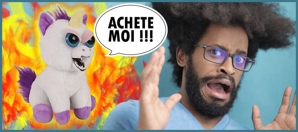 licorne qui fait peur