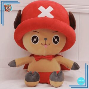 Peluche Tony Chopper One piece mignon rouge
