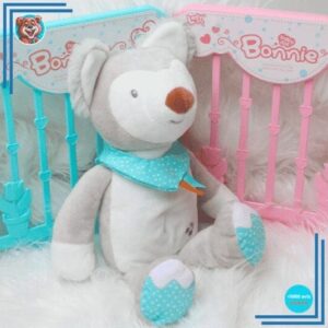 Peluche animal veilleuse musicale