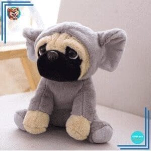 Peluche chien déguisé en éléphant