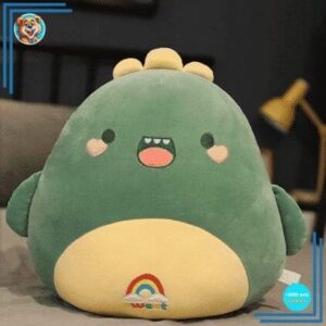 Peluche dinosaure arc-en-ciel