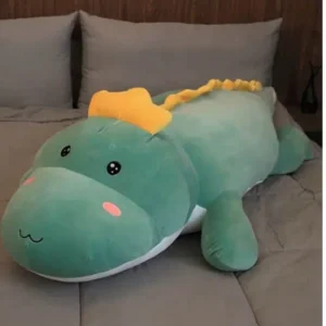 Peluche dinosaure vert adorable