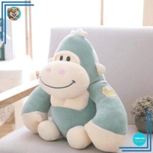 Peluche gorille bleu