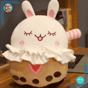 Peluche lapin joyeux