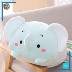 Peluche oreiller éléphant kawaii