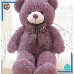 Peluche ours géant violet