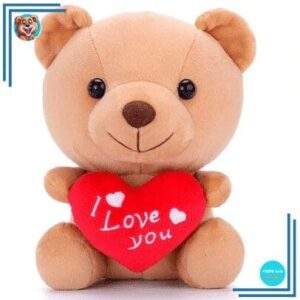Peluche ourson kawaii I Love You