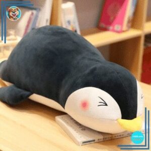 Peluche pingouin manchot noir