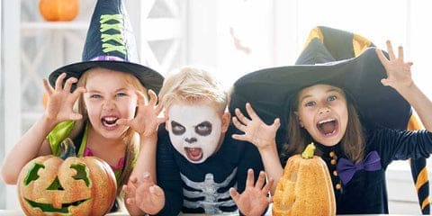 les enfants aiment se faire peur pour halloween