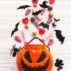 les symboles d'halloween, citrouille chauve-souris, araignée